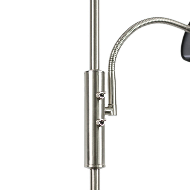 Cylinya Mother and Child Floor Lamp Black White Elegant Dual Light.