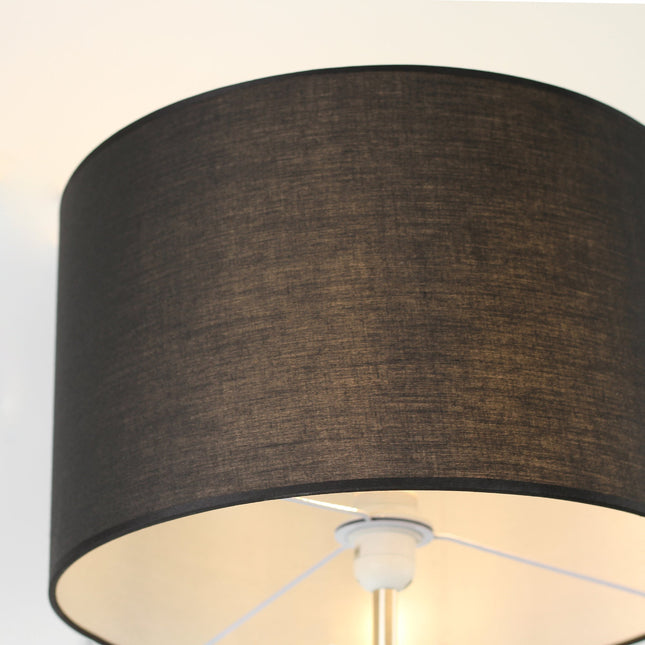 Cylinya Mother and Child Floor Lamp Black White Elegant Dual Light.