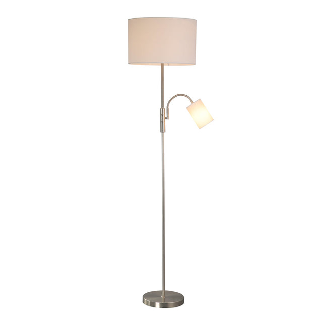 Cylinya Mother and Child Floor Lamp Black White Elegant Dual Light