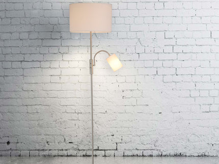 Cylinya Mother and Child Floor Lamp Black White Elegant Dual Light
