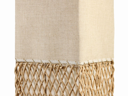 Heliolux Floor Lamp Khaki Black with Paper Rope Shade.