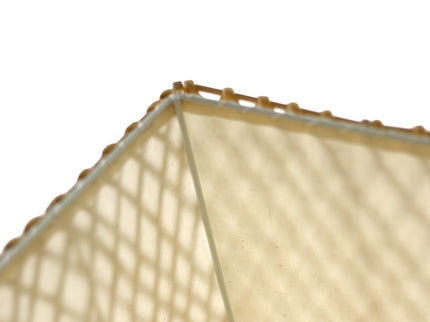 Heliolux Floor Lamp Khaki Black with Paper Rope Shade.