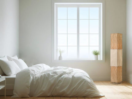 Heliolux Floor Lamp Khaki Black with Paper Rope Shade.