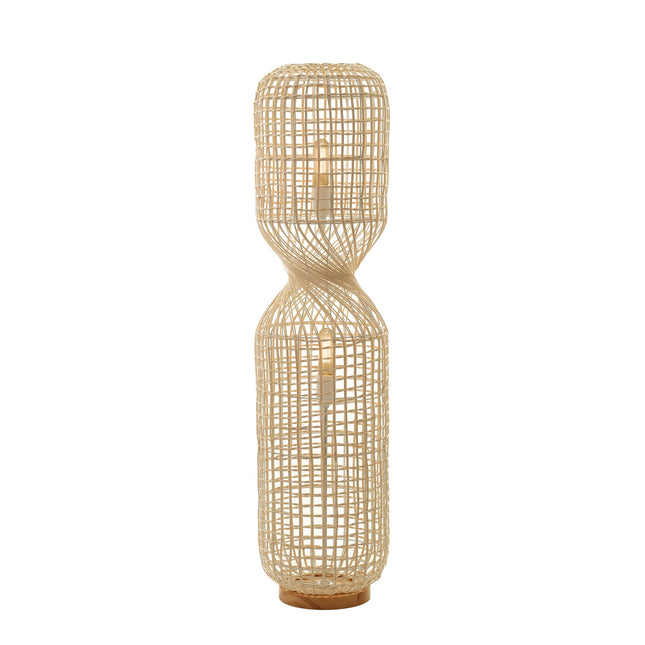Twirla Rattan Floor Lamp Large Small Modern Indoor Lighting.