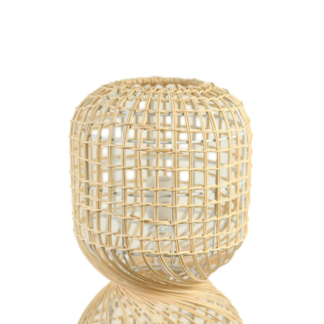Twirla Rattan Floor Lamp Large Small Modern Indoor Lighting.