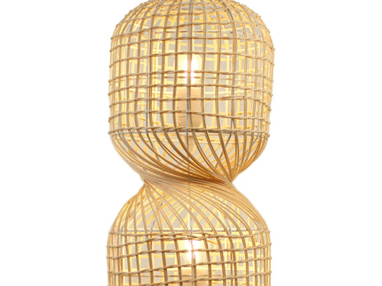 Twirla Rattan Floor Lamp Large Small Modern Indoor Lighting.