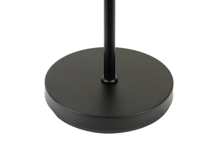 Sphera Floor Lamp Opal Smoky Glass with Iron Base for Indoor Use.