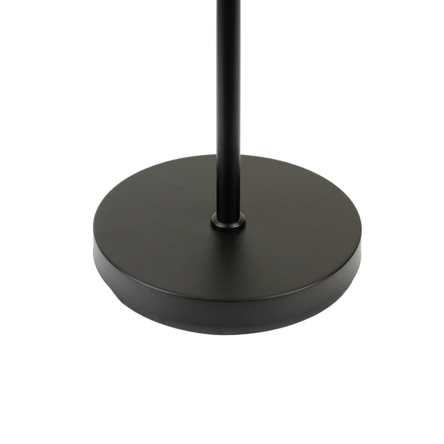 Sphera Floor Lamp Opal Smoky Glass with Iron Base for Indoor Use.