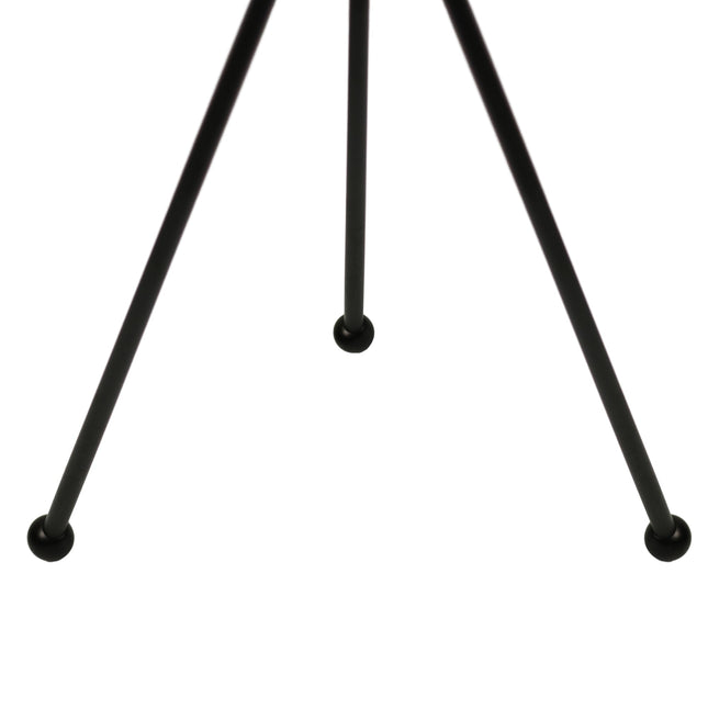Seren Tripod Floor Lamp with White Paper Shade for Living Room.