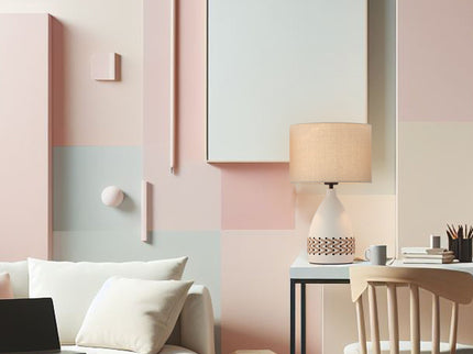 Piper Table Lamp Grey Cream White Modern Indoor Lighting.