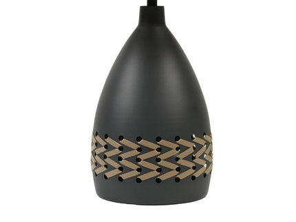 Piper Table Lamp Grey Cream White Modern Indoor Lighting.
