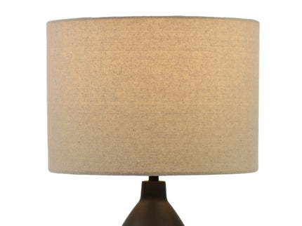 Piper Table Lamp Grey Cream White Modern Indoor Lighting.