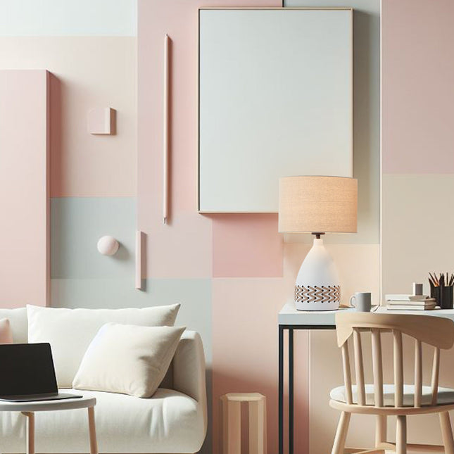 Piper Table Lamp Grey Cream White Modern Indoor Lighting.