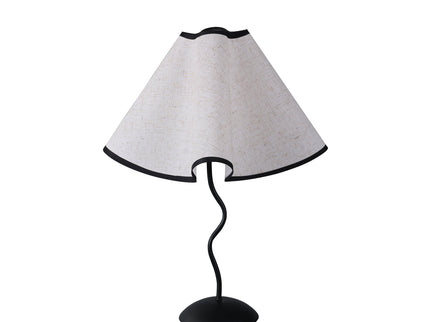 Wyatt Table Lamp Modern Wavy Bedside Nightstand Light.