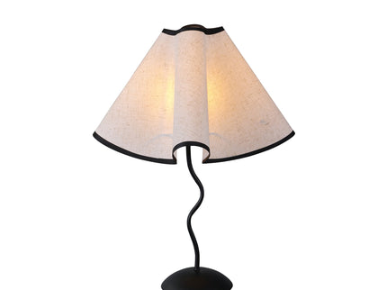 Wyatt Table Lamp Modern Wavy Bedside Nightstand Light.