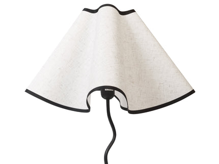 Wyatt Table Lamp Modern Wavy Bedside Nightstand Light.