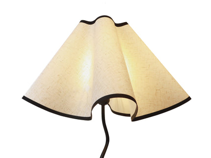 Wyatt Table Lamp Modern Wavy Bedside Nightstand Light.