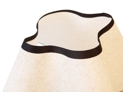 Wyatt Table Lamp Modern Wavy Bedside Nightstand Light.