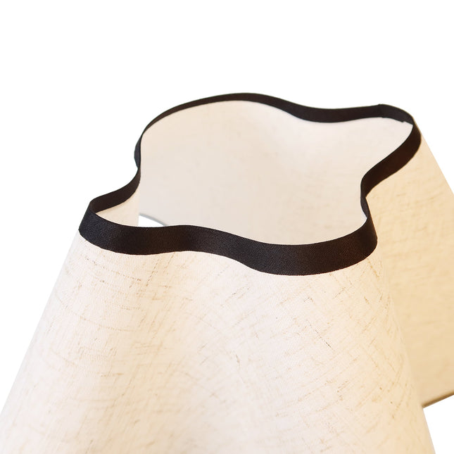 Wyatt Table Lamp Modern Wavy Bedside Nightstand Light.