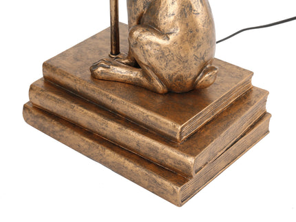 Rabbit Regal Table Lamp Gold Silver Elegant Ornate Hare Design.