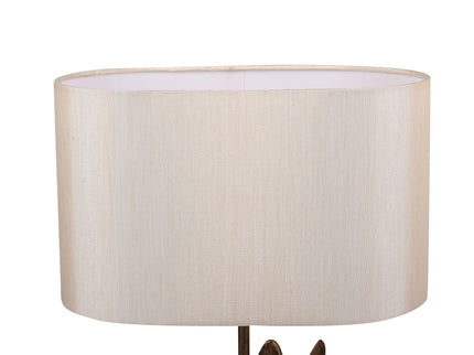 Rabbit Regal Table Lamp Gold Silver Elegant Ornate Hare Design.