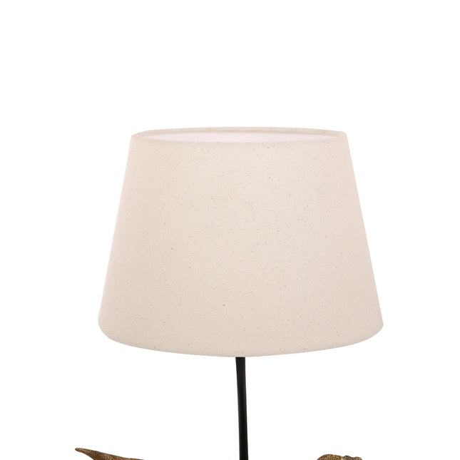 T-Rex Triumph Table Lamp Gold Elegant Dinosaur Desk Light.