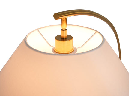 Remi Floor Lamp Black Brass Modern Over-Arched Floor Light