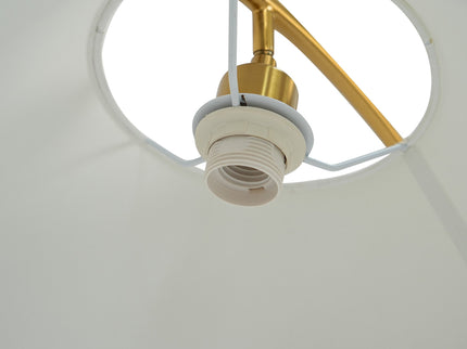 Remi Floor Lamp Black Brass Modern Over-Arched Floor Light