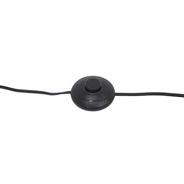 Layla Floor Lamp Black Modern Curved Design for Living Rooms.