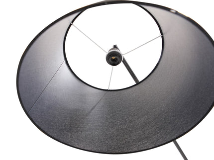 Layla Floor Lamp Black Modern Curved Design for Living Rooms.