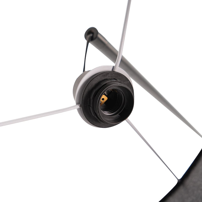 Layla Floor Lamp Black Modern Curved Design for Living Rooms.
