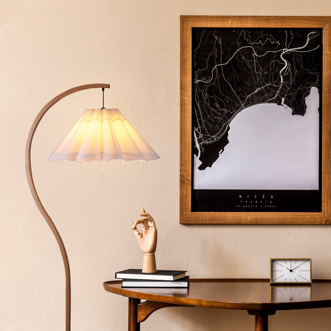 Esther Floor Lamp Vintage Mid-Century Modern Sculptural Design.