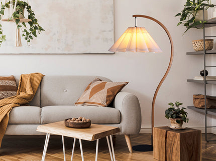 Esther Floor Lamp Vintage Mid-Century Modern Sculptural Design.