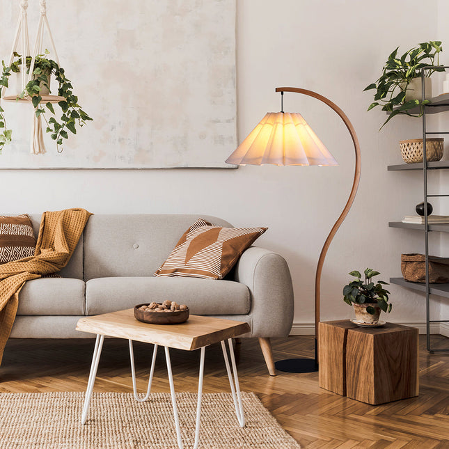 Esther Floor Lamp Vintage Mid-Century Modern Sculptural Design.