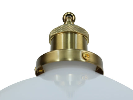 Gemma Glass Table Lamp White Green Vintage Modern Decor