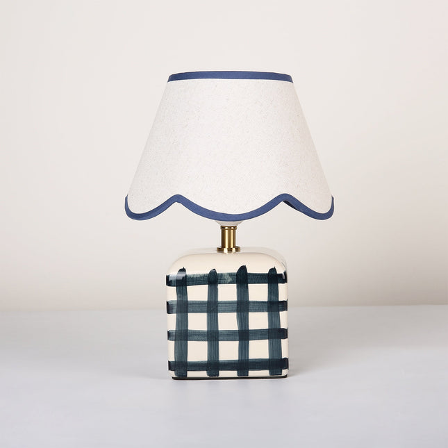 Romy Ceramic Table Lamp Set of 2 Green Blue Purple Stylish Decorative Lighting