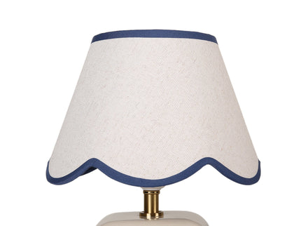 Romy Ceramic Table Lamp Set of 2 Green Blue Purple Stylish Decorative Lighting