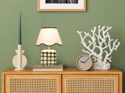 Romy Ceramic Table Lamp Set of 2 Green Blue Purple Stylish Decorative Lighting.