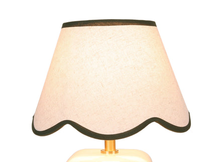 Romy Ceramic Table Lamp Set of 2 Green Blue Purple Stylish Decorative Lighting.