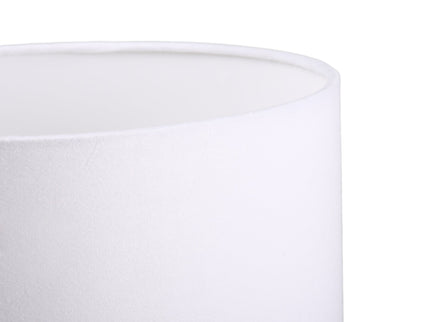 Cosima Table Lamp with Glass and Fabric Shade for Elegant Living Spaces.