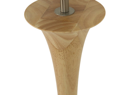 Soraya Floor Lamp Oak Walnut Modern Wooden Floor Lamp for Living Room.