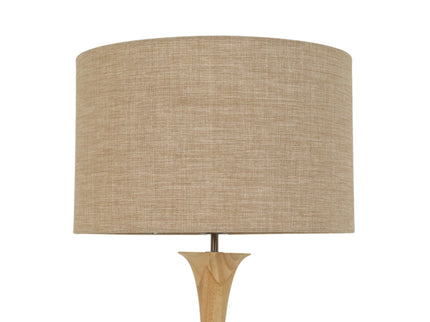 Soraya Floor Lamp Oak Walnut Modern Wooden Floor Lamp for Living Room.