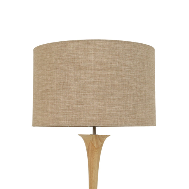 Soraya Floor Lamp Oak Walnut Modern Wooden Floor Lamp for Living Room.