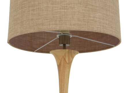 Soraya Floor Lamp Oak Walnut Modern Wooden Floor Lamp for Living Room.