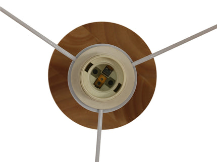 Soraya Floor Lamp Oak Walnut Modern Wooden Floor Lamp for Living Room.