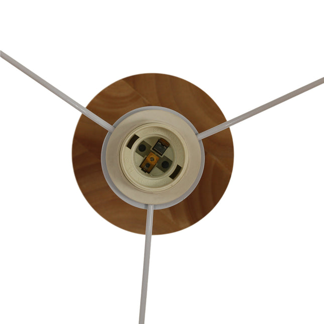 Soraya Floor Lamp Oak Walnut Modern Wooden Floor Lamp for Living Room.