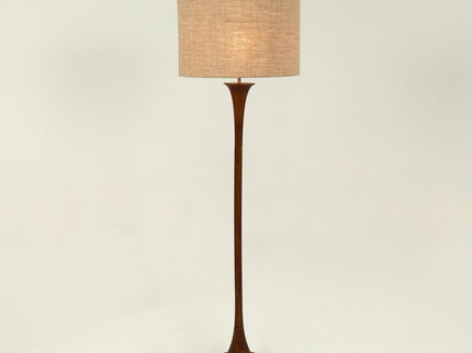 Soraya Floor Lamp Oak Walnut Modern Wooden Floor Lamp for Living Room.