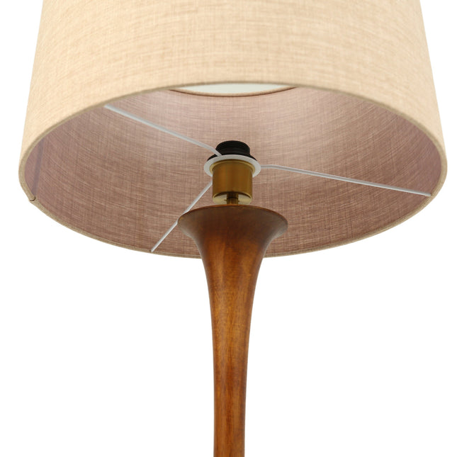 Soraya Floor Lamp Oak Walnut Modern Wooden Floor Lamp for Living Room