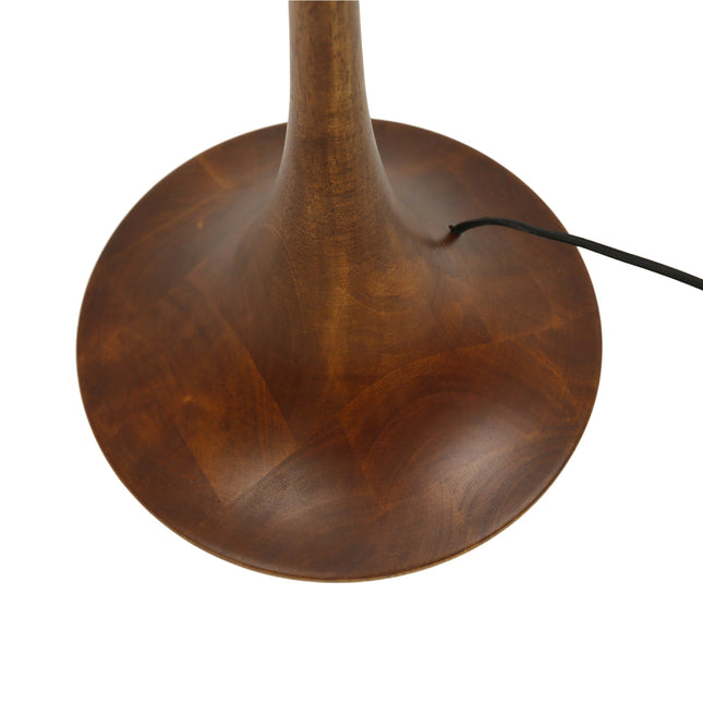 Soraya Floor Lamp Oak Walnut Modern Wooden Floor Lamp for Living Room