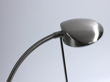 Jella LED Floor Lamp Satin Chrome Antique Brass Modern Lighting.